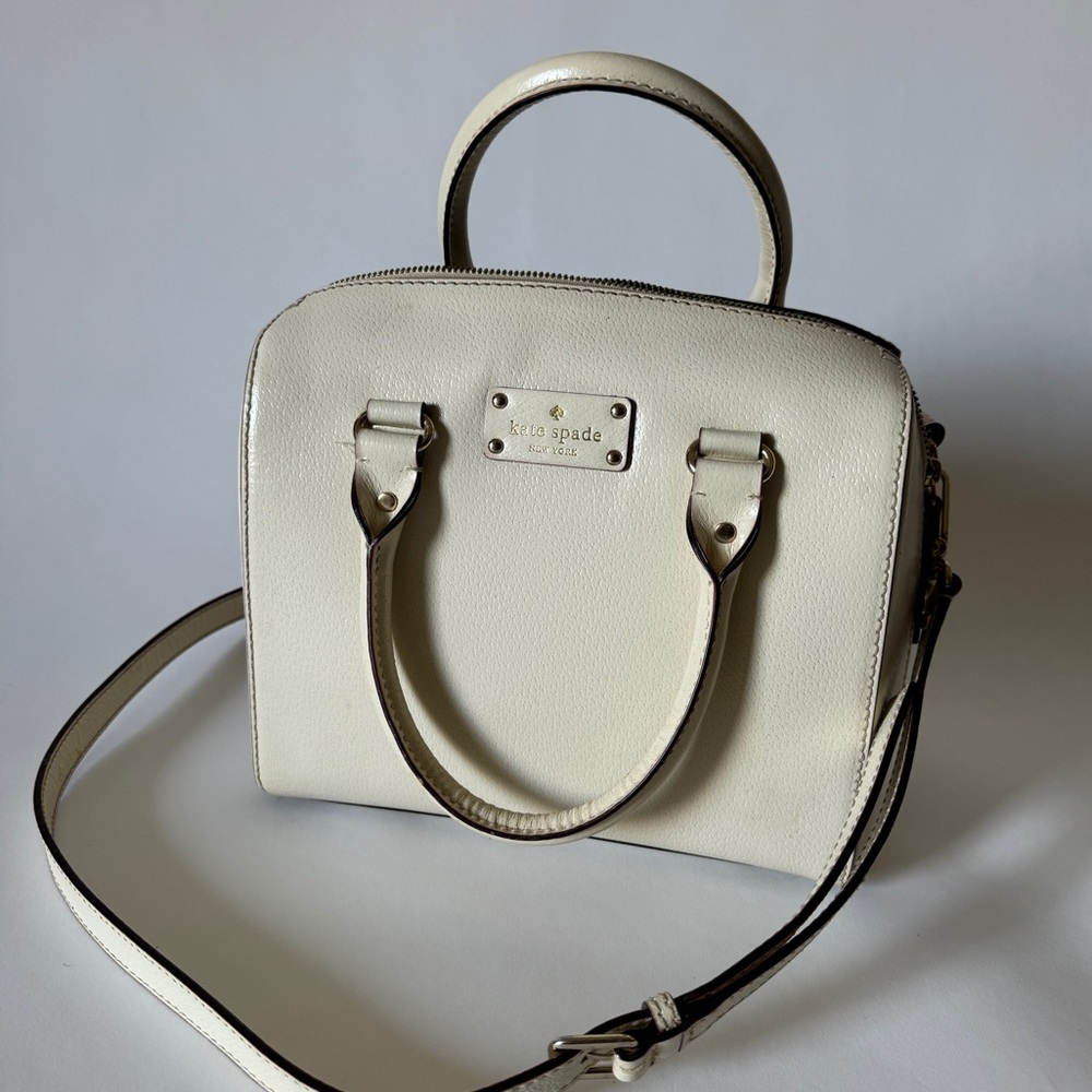 Cream Kate Spade Purse